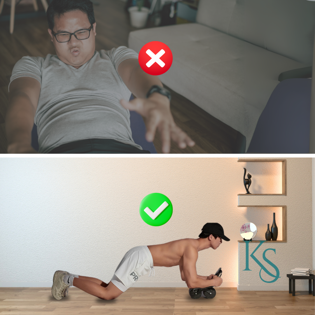 CoreMax™ Rueda Abdominal Con Soporte