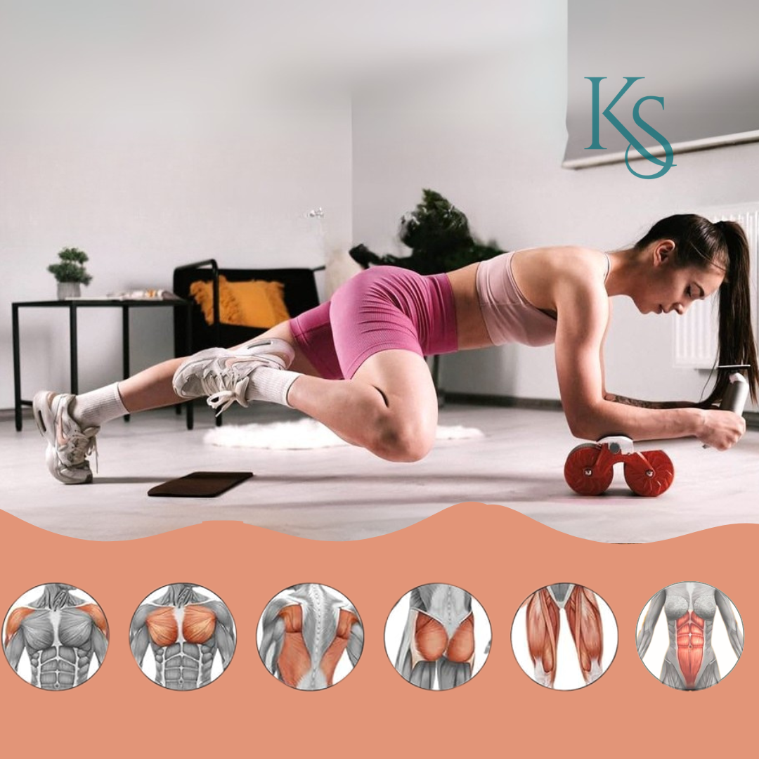 CoreMax™ Rueda Abdominal Con Soporte